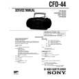 SONY CFD-44 Service Manual
