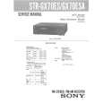 SONY STRGX70ES Service Manual