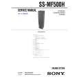 SONY SSMF500H Service Manual