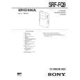 SONY SRFFQ9 Service Manual