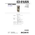 SONY ICDB26 Service Manual