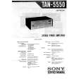 SONY TAN-5550 Service Manual