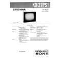 SONY KX27PS1 Service Manual