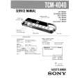 SONY TCM4040 Service Manual