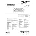 SONY XR6077 Service Manual