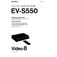SONY EV-S550 Owners Manual